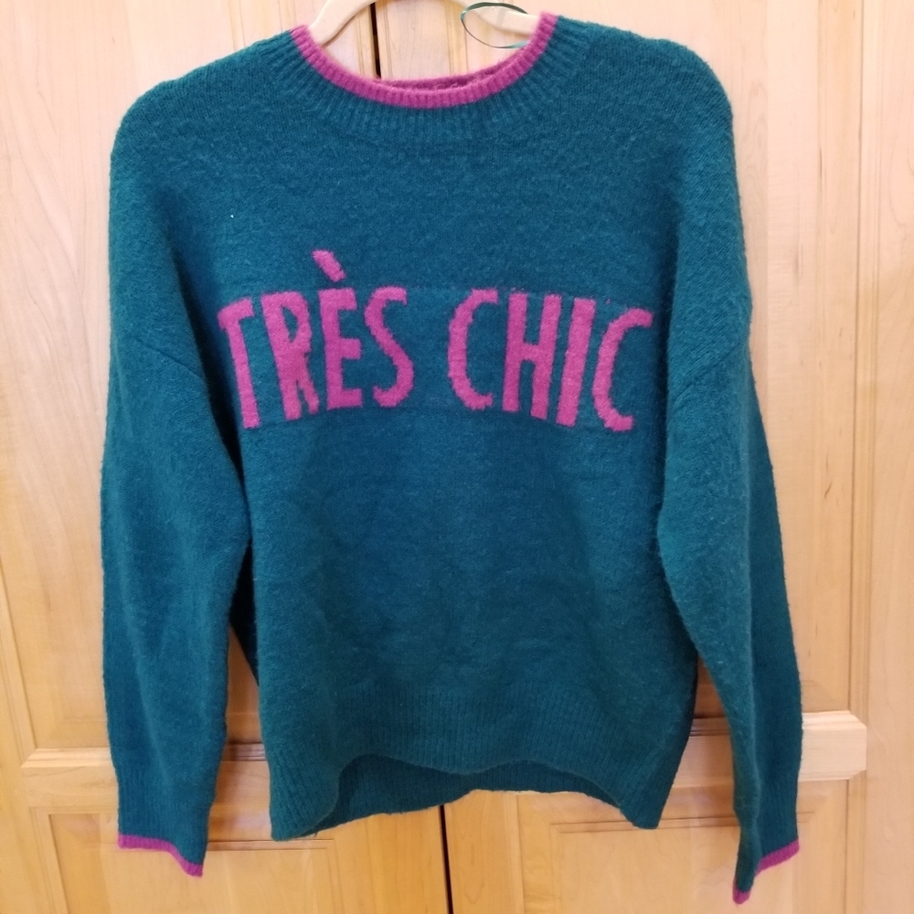 Code X Mode Tres Chic Sweater Green